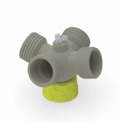 Mehrfachflaschenverteiler, PP/PPS