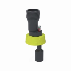 Conexiones de embudo con indicador de nivel, PE-EX