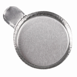 Wägeschalen, Aluminium, gewellte Wände, mit Fingerlasche, zertifiziert Öl-frei