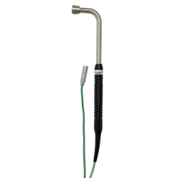 Surface probe, angled, thermocouple, Lemo connection