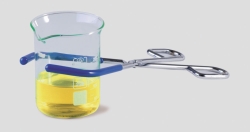 Becherglaszange, chromierter Stahl