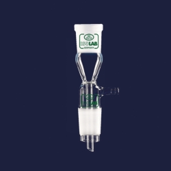 Adaptadores para destilaci&oacute;n, vidrio de borosilicato 3.3, recto