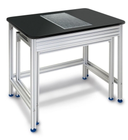 Mesa antivibraciones con losa de granito