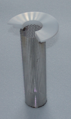 Anillo de soporte con cesta de alambre de CO2 para trampas de fr&iacute;o con matraz Dewar