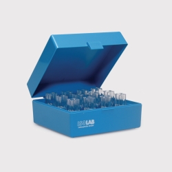 Gradilla para cubetas con tapa, PP