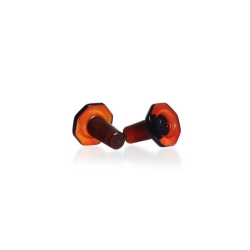 Ground joint stoppers, DURAN&reg;, solid, brown