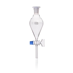 Separating funnel, conical, DURAN&reg;, with glass key