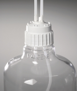 Cierres de llenado y purga de aire Nalgene&trade; con 3 conexiones, tipo 2162, PP