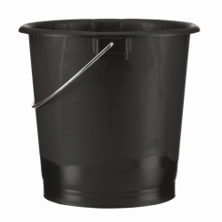 Eimer, LDPE, Serie 610/615, grau, ohne Ausguss