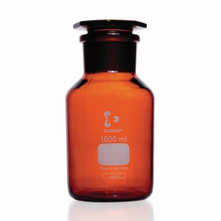 Frascos de reactivos de boca ancha, DURAN&reg;, &aacute;mbar