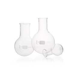 Round bottom flasks, with beaded rim, DURAN&reg;, wide neck
