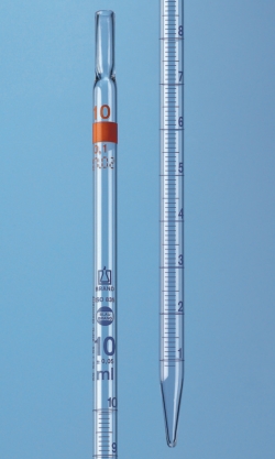 Pipetas graduadas, clase AS, AR-glass&reg;, graduaci&oacute;n en azul, tipo 2