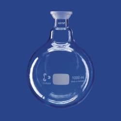 Auffangkolben mit Kugelschliff, DURAN®, mit PUR-Beschichtung