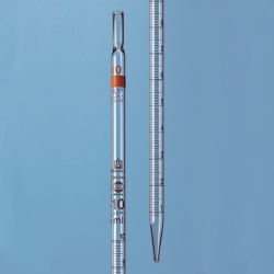 Pipetas graduadas, AR-glass&reg;, clase B, graduaci&oacute;n &aacute;mbar, tipo 2