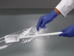 Probenschaufel, langer Griff, PS, Einweg