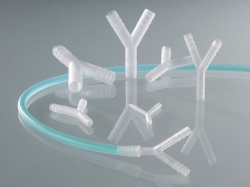 Conectores de tubos, en forma de Y, PVDF