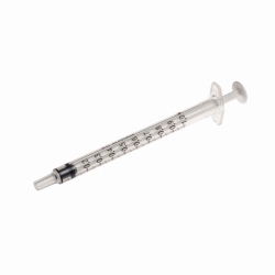 Jeringas desechables, 3 piezas, PP, est&eacute;ril, 1 ml
