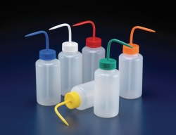 Frascos lavadores, boca ancha, LDPE