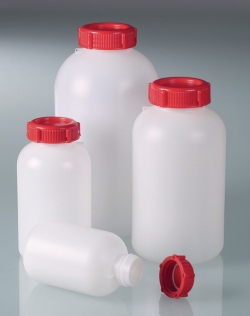Weithalsflaschen, HDPE, plombierbar