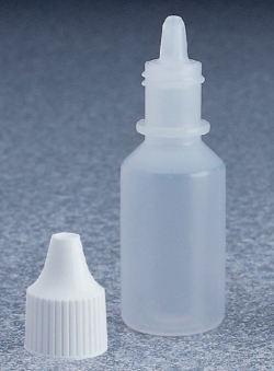 Frascos cuentagotas Nalgene&trade;, LDPE con tapones blancos