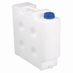 Bid&oacute;n de ahorro de espacio Flachmann LaboPlast&reg;, PP, con conexi&oacute;n roscada