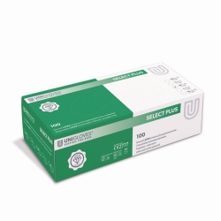 Guantes desechables Select Plus, l&aacute;tex