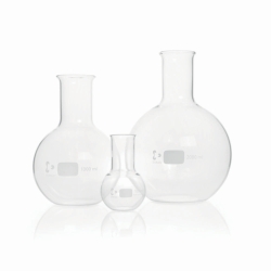 Frascos de fondo plano, DURAN&reg;, cuello ancho