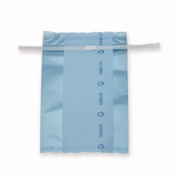 Probenbeutel, TWIRL&rsquo;Blue, mit Beschriftungsfeld