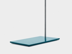 Bases rectangulares de soporte, esmaltadas, placa de acero revestida