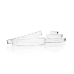 C&aacute;psulas de Petri, vidrio de sodoc&aacute;lcico