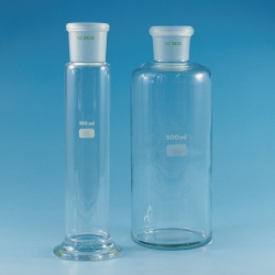 Dep&oacute;sitos para frascos de lavado de gas, vidrio de borosilicato 3.3
