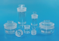 Botellas de pesaje LLG con tap&oacute;n NS, vidrio de borosilicato 3.3