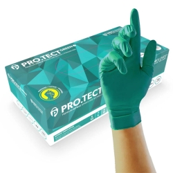 [LLG] Guantes de nitrilo PRO.TECT Verde HD