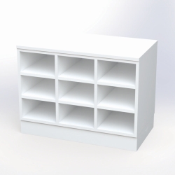 Bancos de asiento, acero inoxidable, versi&oacute;n de una cara