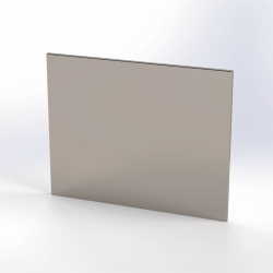Mirror, Stainless Steel, Surface 2P reflective