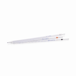 Graduated pipettes, soda-lime glass, class AS, blue graduation, type 3