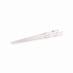 Graduated pipettes, soda-lime glass, class B, brown graduation, type 3