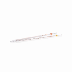 Graduated pipettes, soda-lime glass, class B, brown graduation, type 1