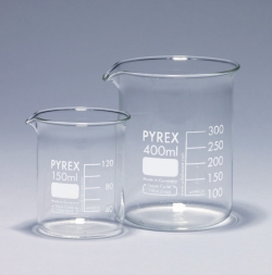 Vasos de precipitados de vidrio, Pyrex&reg;, de baja forma